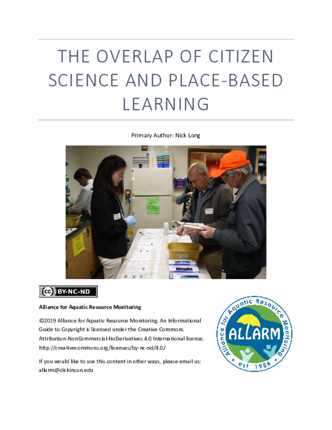 The Overlap of Citizen Science and Place-Based Learning Miniature