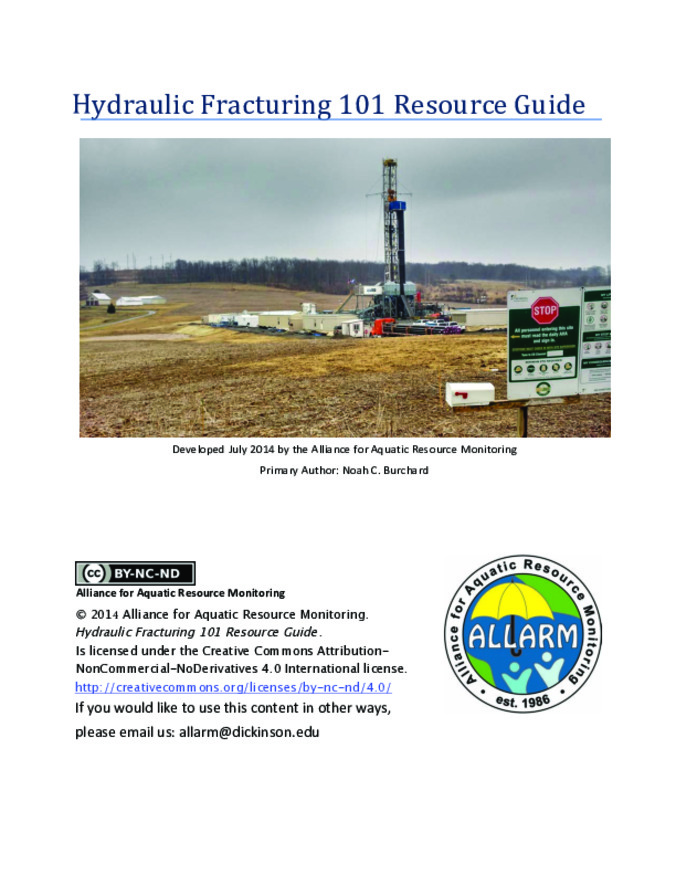 Hydraulic Fracturing 101 Resource Guide Miniature